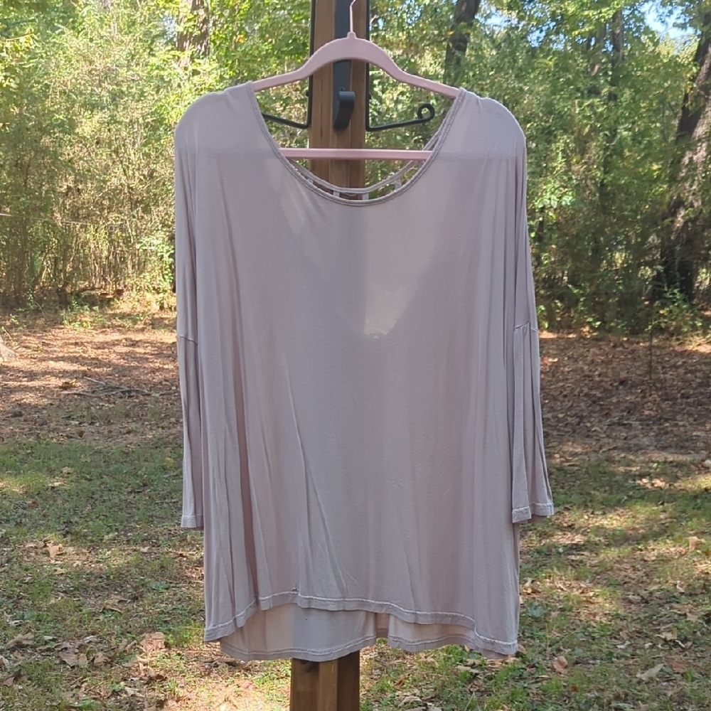 ❤️5/$25 Umgee Cream Women's Tunic Top